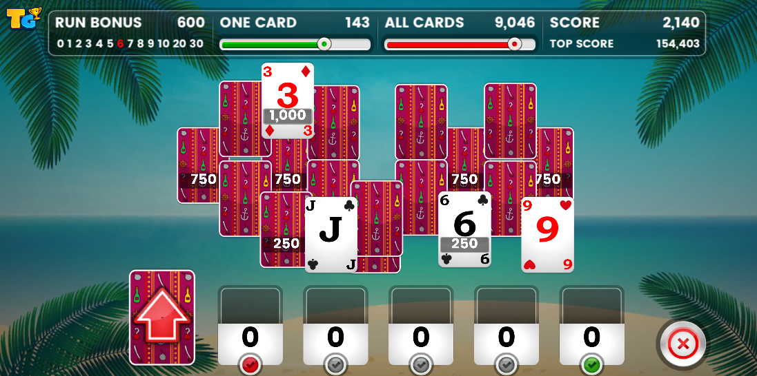 Make 13 Pyramid Solitaire